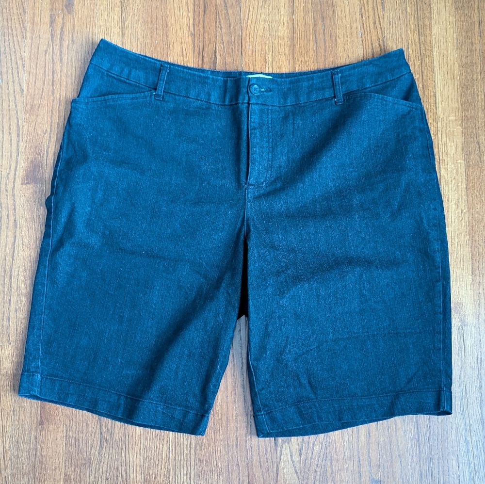 St John's Bay | Bermuda Jean Shorts | 18W